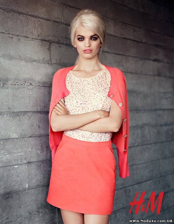 Дафна Гроенвельд для осенне-зимнего лукбука H&M 2012